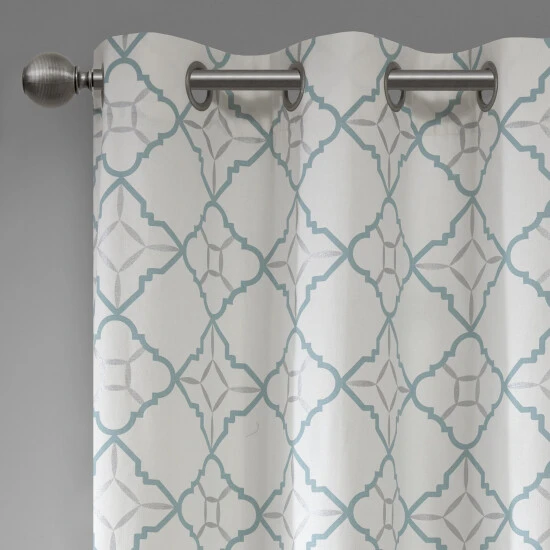 Wholesale β¨ Madison Park Jax Cotton Printed Curtain Panel Pair Grey π 7 Wholesale β¨ Madison Park Jax Cotton Printed Curtain Panel Pair Grey π - Image 5