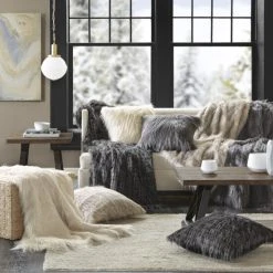 Best Pirce 😍 Madison Park Adelaide Luxury Faux Fur Year Round Premium Throw Natural 🥰 -Madison Park Sales unnamed file 2665