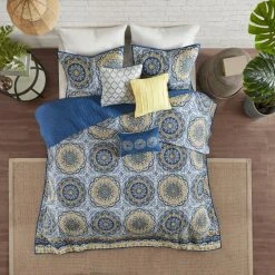 New 👍 Madison Park Moraga Blue Boho Coverlet Set 👏 -Madison Park Sales unnamed file 2700