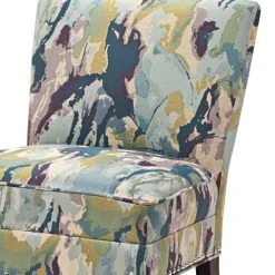 Cheap 🔥 Madison Park Alex Artistic Print Armless Slipper Accent Chair Blue Multi ✨ -Madison Park Sales unnamed file 2837