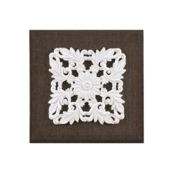Promo 😀 Madison Park White Mandala Trinity White/ Brown 3D Embellished Linen Canvas 3 Piece Wall Art 🌟 -Madison Park Sales unnamed file 2855