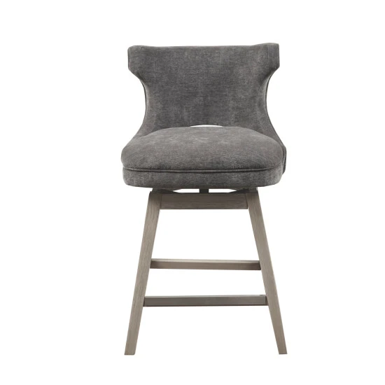 Best Pirce π Madison Park Janet 360 Degree Swivel Counter Stool Light Grey π 4 Best Pirce π Madison Park Janet 360 Degree Swivel Counter Stool Light Grey π - Image 2