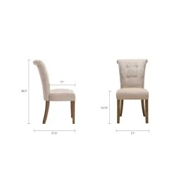 Flash Sale 😉 Madison Park Weldon Cream Dining Chair (Set Of 2) 🧨 -Madison Park Sales unnamed file 2913
