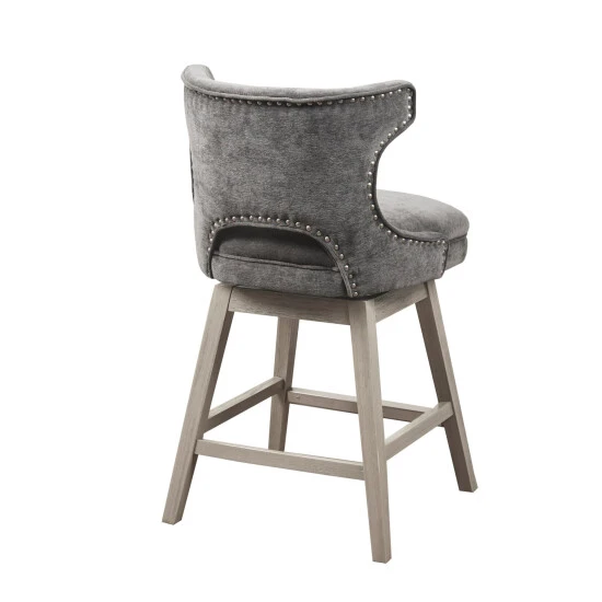 Best Pirce π Madison Park Janet 360 Degree Swivel Counter Stool Light Grey π 7 Best Pirce π Madison Park Janet 360 Degree Swivel Counter Stool Light Grey π - Image 5