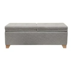 Discount ❤️ Madison Park Jaxon Soft Close Storage Bench Grey Multi 🥰 -Madison Park Sales unnamed file 2947