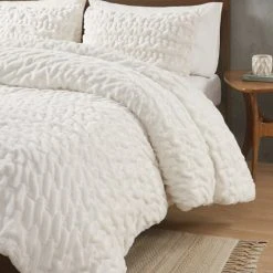 Best deal ✨ Madison Park Dakota Ruched Faux Fur Down Alternative Comforter Set Ivory 🌟 -Madison Park Sales unnamed file 2984