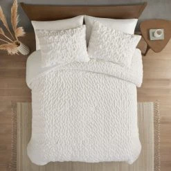 Best deal ✨ Madison Park Dakota Ruched Faux Fur Down Alternative Comforter Set Ivory 🌟 -Madison Park Sales unnamed file 2985