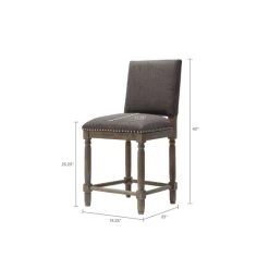 Buy 🤩 Madison Park Kagen Grey/ Reclaimed Grey Counter Stool - 19.25"w X 23"d X 40"h 🎉 -Madison Park Sales unnamed file 2996