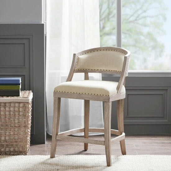 Deals π Madison Park Wheatley Natural Counter Stool - 21"W X 24.5"D X 37.25"H π 3 Deals π Madison Park Wheatley Natural Counter Stool - 21"W X 24.5"D X 37.25"H π