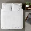 Budget 😉 Madison Park Rianon White Cotton Waffle Weave Duvet Cover Set 🧨