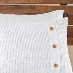 Budget 😉 Madison Park Rianon White Cotton Waffle Weave Duvet Cover Set 🧨 -Madison Park Sales unnamed file 3037