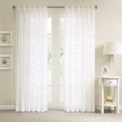Budget 👏 Madison Park Kida Embroidered Sheer Curtain Panel 🛒