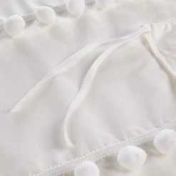 Flash Sale 👏 Madison Park Tracie Pom Pom Cotton Duvet Cover Set Ivory 💯 -Madison Park Sales unnamed file 3164