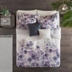 Cheap 😀 Madison Park Adella Purple 7 Piece Cotton Printed Comforter Set 🤩 -Madison Park Sales unnamed file 3171