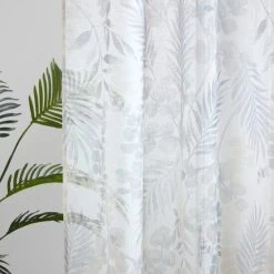 Discount 😉 Madison Park Tulia Botanical Printed Texture Sheer Window Pair Blue 👍 -Madison Park Sales unnamed file 3182