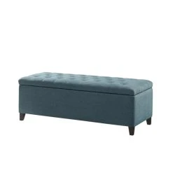 Hot Sale 🔥 Madison Park Sasha Tufted Top Soft Close Storage Bench Charcoal ⭐ -Madison Park Sales unnamed file 3234