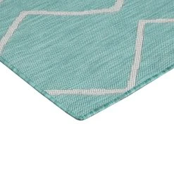Cheap 🔥 Madison Park Cove Aqua/ White Moroccan Tile Indoor/Outdoor Rug ✔️ -Madison Park Sales unnamed file 3321