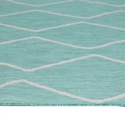 Cheap 🔥 Madison Park Cove Aqua/ White Moroccan Tile Indoor/Outdoor Rug ✔️ -Madison Park Sales unnamed file 3322