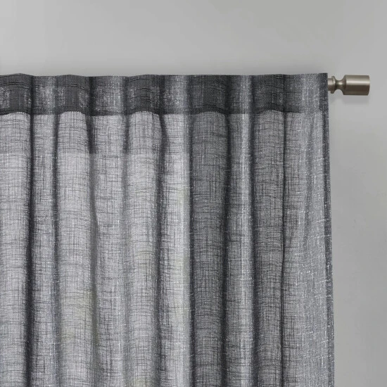 Top 10 🔥 Madison Park Kyler Texture Printed Woven Faux Linen Window Panel Wheat 😍 6 Top 10 🔥 Madison Park Kyler Texture Printed Woven Faux Linen Window Panel Wheat 😍 - Image 4