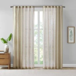 Top 10 🔥 Madison Park Kyler Texture Printed Woven Faux Linen Window Panel Wheat 😍 21 Top 10 🔥 Madison Park Kyler Texture Printed Woven Faux Linen Window Panel Wheat 😍 -Madison Park Sales unnamed file 3374