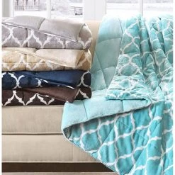 Budget 🥰 Madison Park Ogee Lightweight Oversize Ultra Soft 60x70 Throw Blanket Beige ❤️