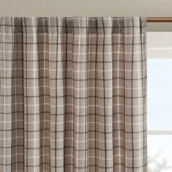 Top 10 🤩 Madison Park Salford Plaid Rod Pocket And Back Tab Single Curtain Panel With Fleece Lining Brown 🤩 -Madison Park Sales unnamed file 3467