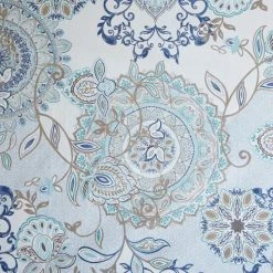 Hot Sale ⌛ Madison Park Loleta Cotton Printed Shower Curtain Blue 😀 -Madison Park Sales unnamed file 3473