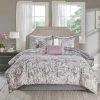 New 🌟 Madison Park Lira Printed Paisley 7 Piece Comforter Set Blue 🎉 -Madison Park Sales unnamed file 3489