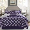 Coupon 😍 Madison Park Essentials Concord Purple/ Grey Reversible Complete Comforter Set With Cotton Bed Sheets 😉 -Madison Park Sales unnamed file 3533