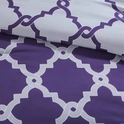 Coupon 😍 Madison Park Essentials Concord Purple/ Grey Reversible Complete Comforter Set With Cotton Bed Sheets 😉 -Madison Park Sales unnamed file 3534