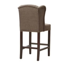 Best deal 💯 Madison Park Lydia Taupe Tufted Wing Counter Stool 🎉 -Madison Park Sales unnamed file 3581