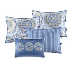 Flash Sale ❤️ Madison Park Moraga Blue Printed 6 Piece Day Bed Cover Set ✨ -Madison Park Sales unnamed file 3589