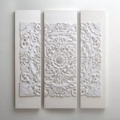 Best deal 🌟 Madison Park Mandala 3D Embellished Canvas 3 Piece Set 😉