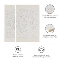 Best deal 🌟 Madison Park Mandala 3D Embellished Canvas 3 Piece Set 😉 -Madison Park Sales unnamed file 3602