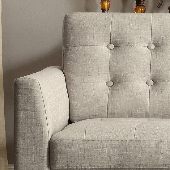 New π Madison Park Madison Furniture Estrella Multicolor Tufted Square Arm Loveseat 33 Inches Wide Grey βοΈ 4 New π Madison Park Madison Furniture Estrella Multicolor Tufted Square Arm Loveseat 33 Inches Wide Grey βοΈ - Image 2