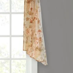New 😀 Madison Park Abelia Printed Floral Voile Sheer Scarf Blush 😍 -Madison Park Sales unnamed file 3699