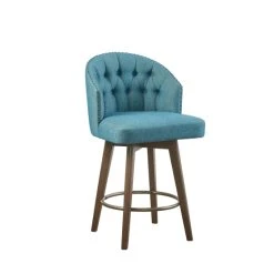 Best reviews of 🧨 Madison Park Boyle Upholstered 360 Degree Swivel Counter Stool 26" H Cream 😍 -Madison Park Sales unnamed file 3710