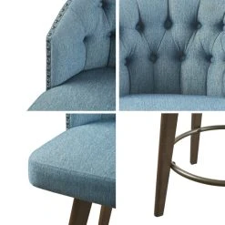 Best reviews of 🧨 Madison Park Boyle Upholstered 360 Degree Swivel Counter Stool 26" H Cream 😍 -Madison Park Sales unnamed file 3717