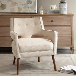 Flash Sale π€© Madison Park Nicoli Cream Accent Chair π