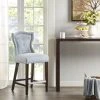 Outlet ⌛ Madison Park Mervin Light Blue 40-inch Counter Stool - 18.125"w X 21.25"d X 40.125"h ✔️ -Madison Park Sales unnamed file 3740
