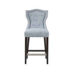 Outlet ⌛ Madison Park Mervin Light Blue 40-inch Counter Stool - 18.125"w X 21.25"d X 40.125"h ✔️ -Madison Park Sales unnamed file 3745
