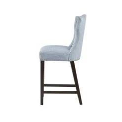 Outlet ⌛ Madison Park Mervin Light Blue 40-inch Counter Stool - 18.125"w X 21.25"d X 40.125"h ✔️ -Madison Park Sales unnamed file 3749