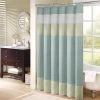 Buy ⌛ Madison Park Chester Pieced Faux Silk Shower Curtain 👍 -Madison Park Sales unnamed file 3795