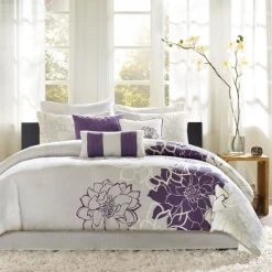 Best Sale ✔️ Madison Park Bridgette Floral-pattern Cotton Comforter Set 🛒