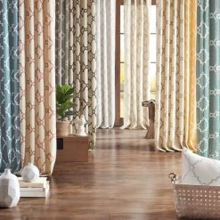 Top 10 👍 Madison Park Westmont Fretwork Print Pattern Single Curtain Panel Grey 🌟