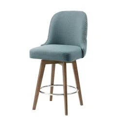 Buy 😀 Madison Park Heyes Counter Stool With 360 Degree Swivel Seat Natural 🥰 -Madison Park Sales unnamed file 3886