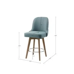 Buy 😀 Madison Park Heyes Counter Stool With 360 Degree Swivel Seat Natural 🥰 -Madison Park Sales unnamed file 3888