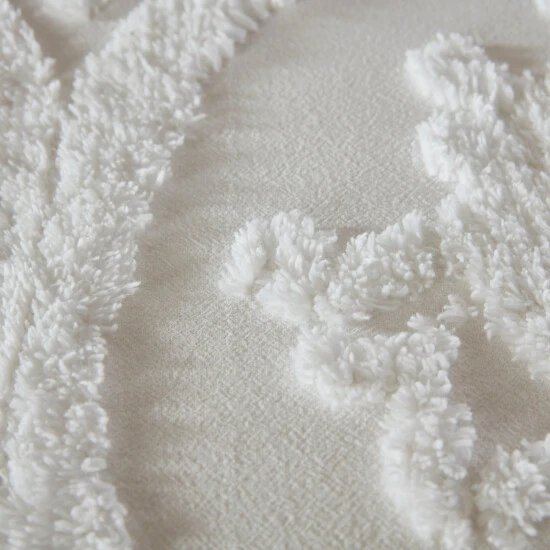 Best deal π Madison Park Aeriela Tufted Cotton Chenille Damask Duvet Cover Set Off White π₯° 12 Best deal π Madison Park Aeriela Tufted Cotton Chenille Damask Duvet Cover Set Off White π₯° - Image 10