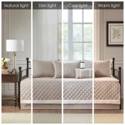 Outlet 🌟 Madison Park Levine Khaki 6 Piece Cotton Daybed Cover Set ❤️ -Madison Park Sales unnamed file 3992