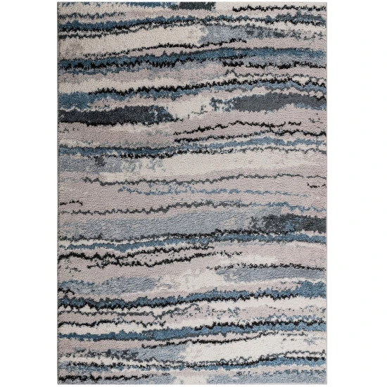 Flash Sale π― Madison Park Cadence Watercolor Abstract Stripe Woven Area Rug Blue π 6 Flash Sale π― Madison Park Cadence Watercolor Abstract Stripe Woven Area Rug Blue π - Image 4